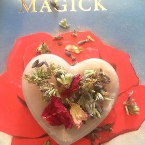 Handmade hand grown Sacred Heart organic herbal loose incense/potpourri